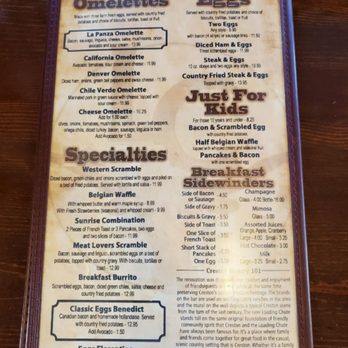 Loading Chute - Breakfast Menu as of 11 March 2022. Breakfast is Sunday only, 9am - Noon. - American Near Me - Creston, California Loading Chute - Breakfast Menu as of 11 March 2022. Breakfast is Sunday only, 9am - Noon. - American Near Me - Creston, California