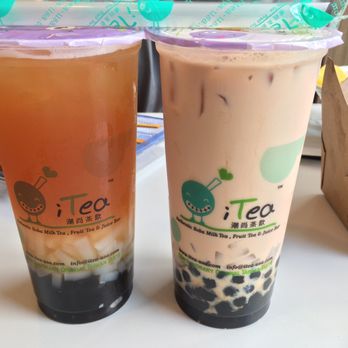 i-Tea - Guava Tea and Rose Milk Tea, large, both came with lychee jelly and boba - $8.70 total - Ramen Near Me - Sacramento, California i-Tea - Guava Tea and Rose Milk Tea, large, both came with lychee jelly and boba - $8.70 total - Ramen Near Me - Sacramento, California