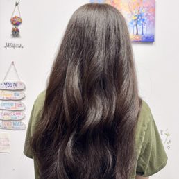 Fresh cut. Grey coverage (for a long while and turned to this color in whole)