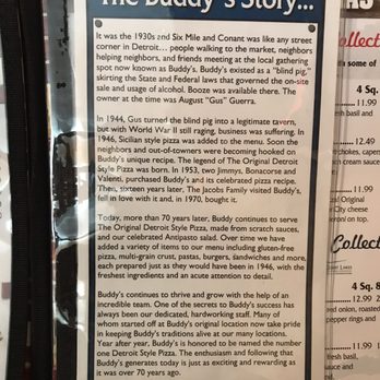 Buddy's Pizza - Their story - Pizza Near Me - Detroit, Michigan Buddy's Pizza - Their story - Pizza Near Me - Detroit, Michigan