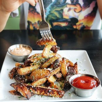 Liberty Market - Oven roasted fingerling fries. - New American Near Me - Gilbert, Arizona Liberty Market - Oven roasted fingerling fries. - New American Near Me - Gilbert, Arizona