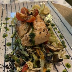 tasca da quinta - Salmon dish on warm cabbage €16.50