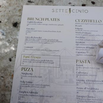 Settecento - Menu - Italian Near Me - Los Angeles, California Settecento - Menu - Italian Near Me - Los Angeles, California