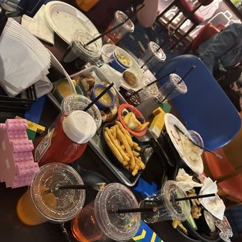 Skyline Bar Cafe - We sat at this table for 3 hours and not a single employee came over to take food and empty cups away. - Cafes Near Me - Goshen, New York Skyline Bar Cafe - We sat at this table for 3 hours and not a single employee came over to take food and empty cups away. - Cafes Near Me - Goshen, New York