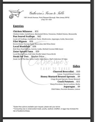 Menu photo 2 Cathrine's Farm to Table Point Pleasant, NJ Menu photo 2 Cathrine's Farm to Table Point Pleasant, NJ