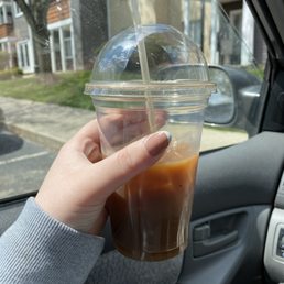 Iced honey lavender latte Iced honey lavender latte