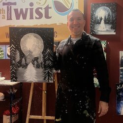 Painting with a Twist - My masterpiece.