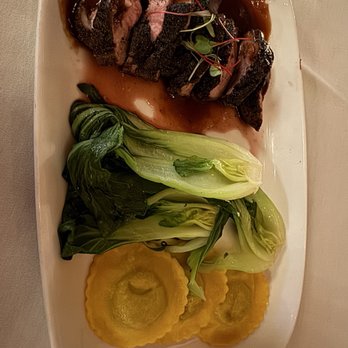Vista at Arrowhead - seared spiced duck breast - New American Near Me - Edwards, Colorado Vista at Arrowhead - seared spiced duck breast - New American Near Me - Edwards, Colorado