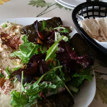 Grape Leaves Restaurant - Grape Leaves combo plate. - Moroccan Near Me - Oak Park, Illinois Grape Leaves Restaurant - Grape Leaves combo plate. - Moroccan Near Me - Oak Park, Illinois