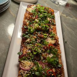 Chinese pork French bread