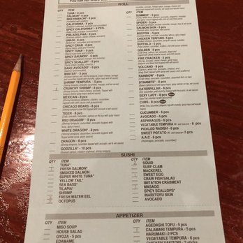 Oishi Sushi - All you can eat dinner menu - Sushi Bars Near Me - Willowbrook, Illinois Oishi Sushi - All you can eat dinner menu - Sushi Bars Near Me - Willowbrook, Illinois