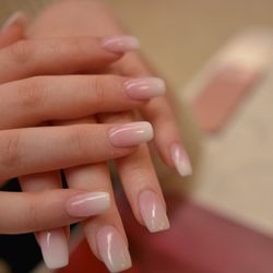 Kara's Nails & Spa - Pink & White Ombré
