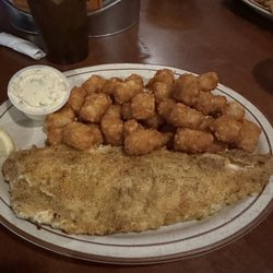 Broadway Bar and Grill - Walleye and Tots.