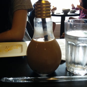 Tasty Moment - Their bubble tea comes in a light bulb, what an idea heh - Shanghainese Near Me - Edison, New Jersey Tasty Moment - Their bubble tea comes in a light bulb, what an idea heh - Shanghainese Near Me - Edison, New Jersey