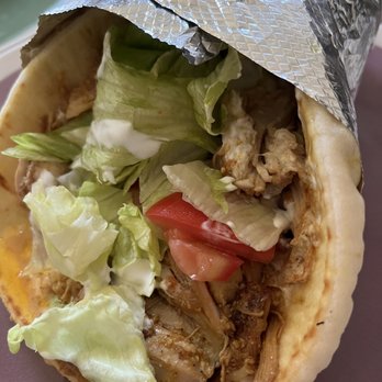 Zamzam - Chicken Gyro was more like cooked and shredded - Halal Near Me - Santa Rosa, California