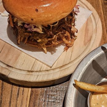 The Eagle Detroit - Pulled pork sandwich - Southern Near Me - Detroit, Michigan The Eagle Detroit - Pulled pork sandwich - Southern Near Me - Detroit, Michigan
