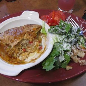 Linn's Restaurant - Chicken pot pie with a couple bites missing because I forgot to take a pic! - American Near Me - Cambria, California Linn's Restaurant - Chicken pot pie with a couple bites missing because I forgot to take a pic! - American Near Me - Cambria, California