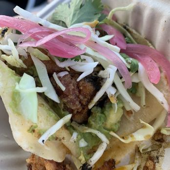 Tacofino - Langford - Crispy chicken taco - Mexican Near Me - Victoria, British Columbia Tacofino - Langford - Crispy chicken taco - Mexican Near Me - Victoria, British Columbia