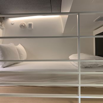 YOTEL - San Francisco - Loft bed pretty comfy except the pillows were too big. Sleeps 2 comfortably. - Hotels Near Me - San Francisco, California