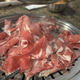 Sliced beef