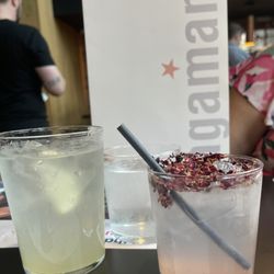 Wagamama - Cherry blossom lemonade and cloudy lemonade