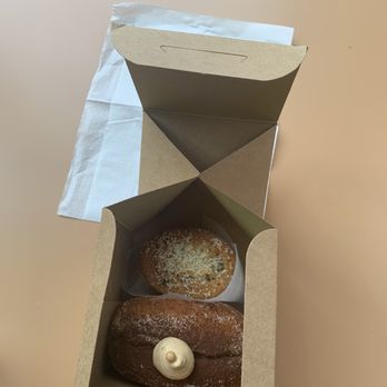 Mello - Vanilla filled donut, Gouda financier - Donuts Near Me - Vancouver, British Columbia Mello - Vanilla filled donut, Gouda financier - Donuts Near Me - Vancouver, British Columbia
