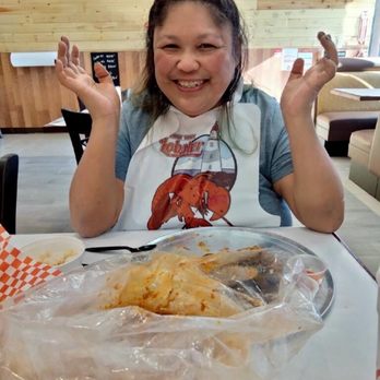 The Yummy Crab - I had just finished my 6 Raw Oysters, oh so good. Crawfish makes me happy! Of course you have to put on the Bib! Gloves not needed. - Seafood Near Me - Las Vegas, Nevada The Yummy Crab - I had just finished my 6 Raw Oysters, oh so good. Crawfish makes me happy! Of course you have to put on the Bib! Gloves not needed. - Seafood Near Me - Las Vegas, Nevada