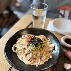 Tom Sushi - Mentaiko Kimchi Yaki Udon