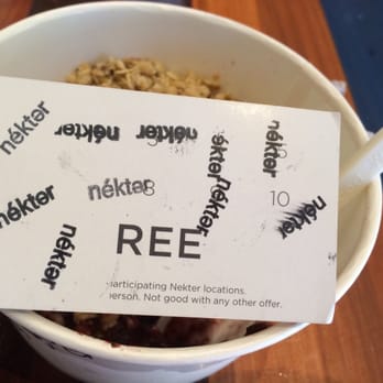 Nekter Juice Bar - yayyyy my next one is free :D woo hoo - Juice Bars & Smoothies Near Me - Irvine, California