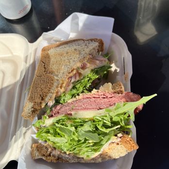 Gigi's Cafe - Gigistrami we added mustard and arugula. Perfect. - Breakfast & Brunch Near Me - Burlingame, California