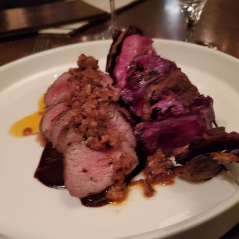 Rioja - Grilled Waygu tri-tip with shitake mushroom and pickled cabbage skewer - New American Near Me - Denver, Colorado Rioja - Grilled Waygu tri-tip with shitake mushroom and pickled cabbage skewer - New American Near Me - Denver, Colorado