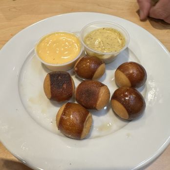 Big Boy - Pretzel with cheese and honey mustard! Really good! - Breakfast & Brunch Near Me - Plymouth, Michigan Big Boy - Pretzel with cheese and honey mustard! Really good! - Breakfast & Brunch Near Me - Plymouth, Michigan