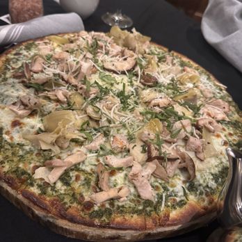 Cucina Verona - Pesto Pizza on gf crust - Italian Near Me - Fort Bragg, California Cucina Verona - Pesto Pizza on gf crust - Italian Near Me - Fort Bragg, California
