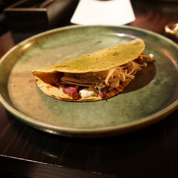 Volt - The most interesting taco ever: buckwheat shell with red deer tartare - Swedish Near Me - Stockholm, Alberta Volt - The most interesting taco ever: buckwheat shell with red deer tartare - Swedish Near Me - Stockholm, Alberta