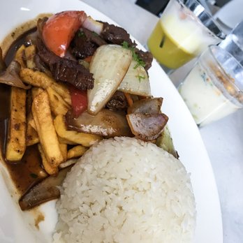 CVI.CHE 105 - Lomo Saltado- Soft pieces of steak, bright tomatoes, Peruvian yellow peppers and Arequipa onions sautéed in a fiery wok - Peruvian Near Me - Miami, Florida