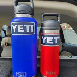 Costello's Ace Hardware of Warrenton - I had to buy a smaller Yeti for smaller hikes. Red is 18oz. Blue is 68oz.