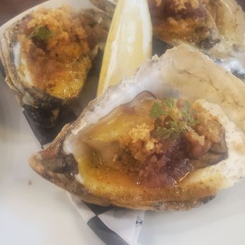 The Fishmonger’s Daughter - Broiled oysters Vincente. Delicious! Would absolutely get again - Seafood Near Me - Catonsville, Maryland The Fishmonger’s Daughter - Broiled oysters Vincente. Delicious! Would absolutely get again - Seafood Near Me - Catonsville, Maryland