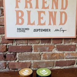 September Surf Café - Matcha latte, flat white