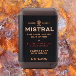 Dream Weaver Canada - Bourbon Vanilla Bar Soap by Mistral French Soaps.  www.shopdreamWeaver.ca