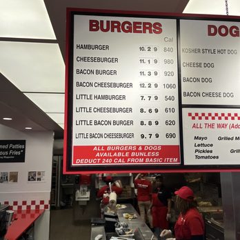 Five Guys - Menu Prices - American Near Me - Nashville, Tennessee