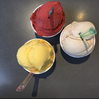 Mario's Gelati - three different flavors of gelato - Ice Cream & Frozen Yogurt Near Me - Vancouver, British Columbia Mario's Gelati - three different flavors of gelato - Ice Cream & Frozen Yogurt Near Me - Vancouver, British Columbia