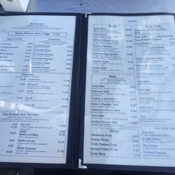 Nick's Cafe - Menu - Diners Near Me - Los Angeles, California