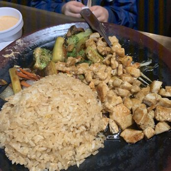 Yume Fusion - Kids portion of chicken hibachi (this is an enormous plate if you can't tell). - Sushi Bars Near Me - Middleburg, Florida Yume Fusion - Kids portion of chicken hibachi (this is an enormous plate if you can't tell). - Sushi Bars Near Me - Middleburg, Florida