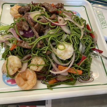 Hong Kong Cafe - Spinach noodles - Hong Kong Style Cafe Near Me - Rowland Hts, California