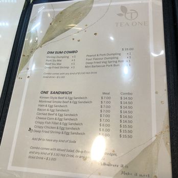 Tea One Bakery & Cafe - Dimsum and sandwich menu - Cafes Near Me - Mississauga, Ontario Tea One Bakery & Cafe - Dimsum and sandwich menu - Cafes Near Me - Mississauga, Ontario