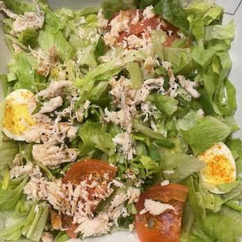 Buffalo Wild Wings - $12 Cobb salad missing half the items and half the size. Packaged in a cardboard box - American Near Me - Tucson, Arizona Buffalo Wild Wings - $12 Cobb salad missing half the items and half the size. Packaged in a cardboard box - American Near Me - Tucson, Arizona