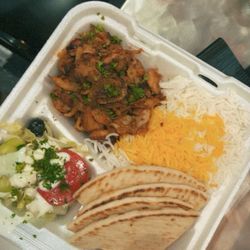 Cafe Saffron - Shawarma plate