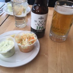 Capitaine Pouf - Chou, sauce tartar et un IPA artisanale L'Amer