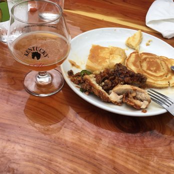 Hops & Thyme - Chicken thighs and pancakes are to die for! - Beer Gardens Near Me - Lakeway, Texas Hops & Thyme - Chicken thighs and pancakes are to die for! - Beer Gardens Near Me - Lakeway, Texas