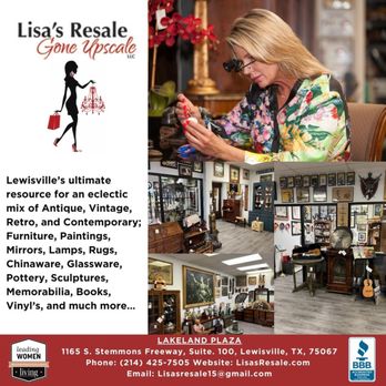 Lisa's Resale Gone Upscale - Used, Vintage & Consignment Near Me - Lewisville, Texas Lisa's Resale Gone Upscale - Used, Vintage & Consignment Near Me - Lewisville, Texas